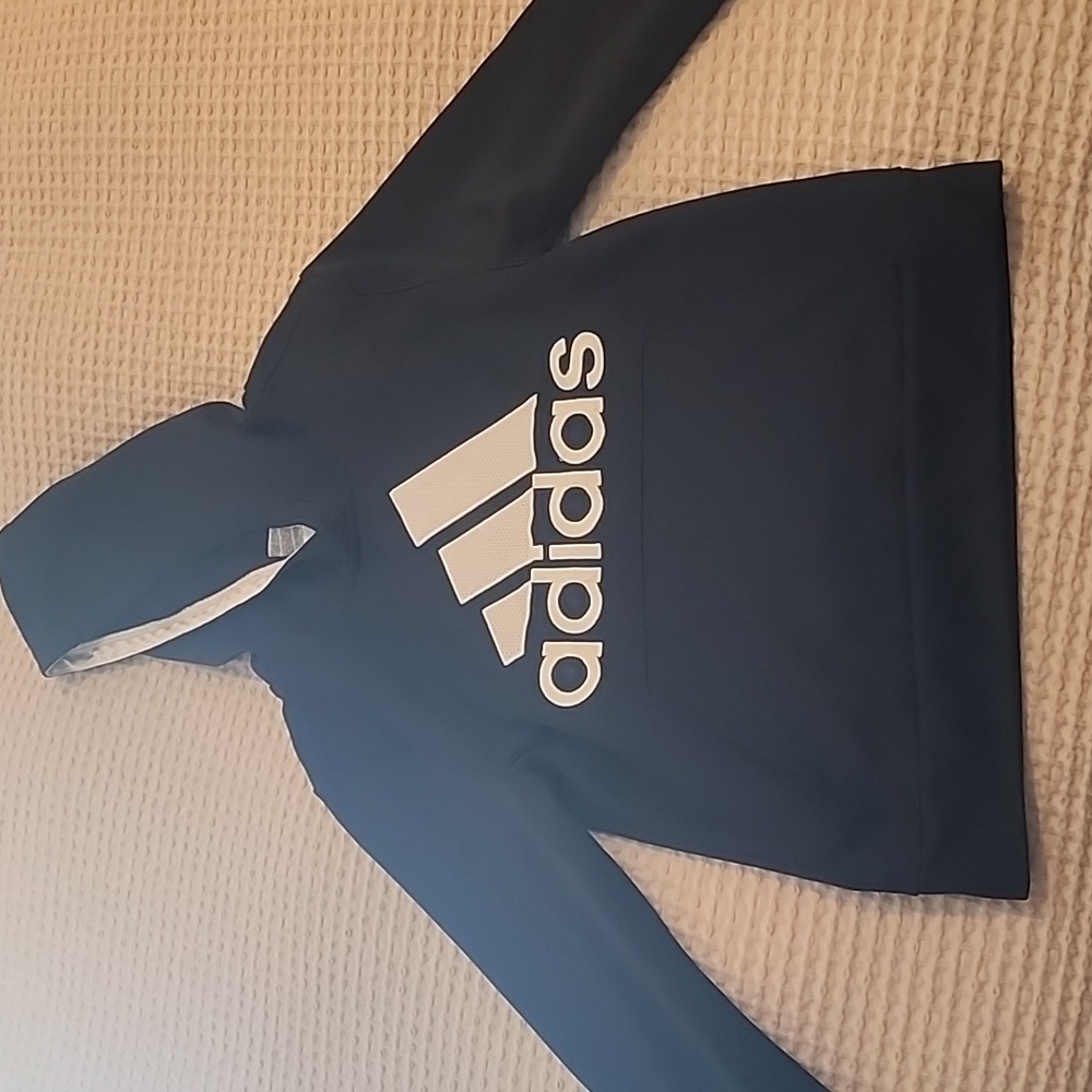 Boy black adidas hoodie
